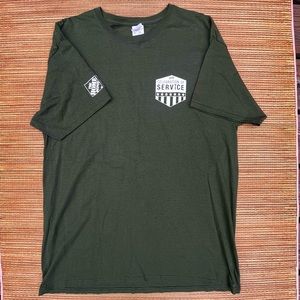 Home Depot Veteran green short sleeve shirt XL